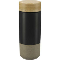 PCNA 1628-91 - Arlo Ceramic Tumbler with Bamboo lid 11oz