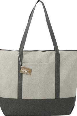 Repose 10oz Recycled Cotton Zippered Tote - PCNA 7901-11