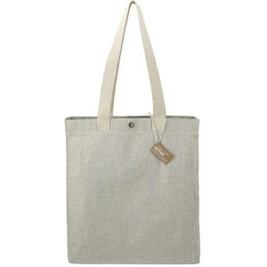 PCNA 7901-02 - Repose 10oz Recycled Cotton Box Tote w/Snap