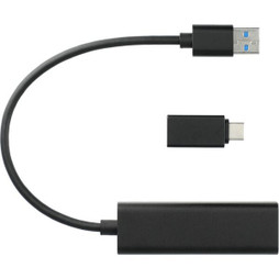 PCNA 7143-36 - Aluminum 4-Port USB 3.0 Hub with Type C Adapter