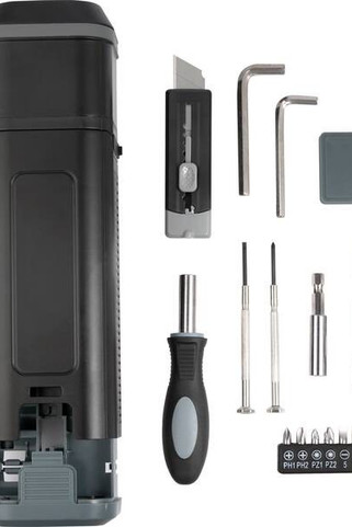 Tool Set with Rechargeable LED Flashlight - PCNA 1401-31