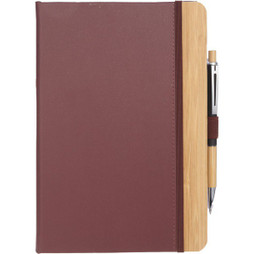 PCNA 2900-54 - 5.5” x 8.5” FSC Recycled Kia Bamboo Journal