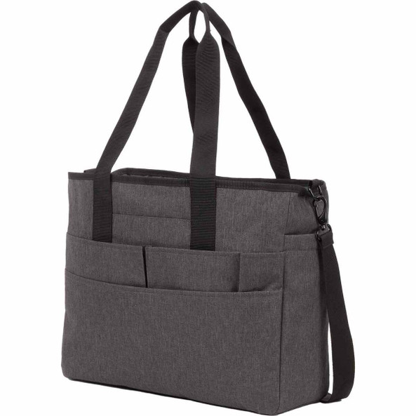 Multi-Pocket Laptop Tote PCNA 3850-55 Gray Wordans USA