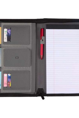 Puffer  Zippered Padfolio with FSC© Recycled Paper - PCNA 0915-01