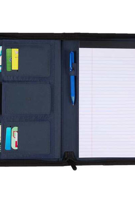 Cartera Puffer con cremallera y papel reciclado FSC - PCNA 0915-01