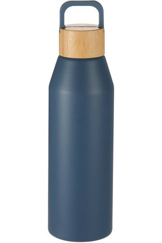 Botella reciclada Aspen de 24 oz con tapa de bambú FSC - PCNA 1602-19