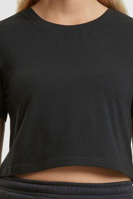 NEW MORNING STUDIOS NM006 - Ladies Cropped Tee