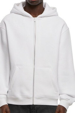 NEW MORNING STUDIOS NM013 - Sweat à capuche zippé ample