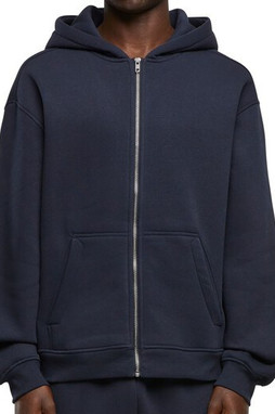 NEW MORNING STUDIOS NM013 - Oversized Zip Hoody