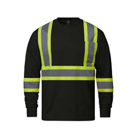 CX2 Hivis S05995 - Paramount Cotton Hivis Long Sleeve Tshirt