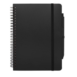 PF Concept 107901 - Thalaasa A5 ocean-bound hard cover notebook with ballpoint pen (black ink)
