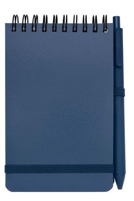 Thalaasa A6 Hardcover Notizbuch aus Ocean Bound Kunststoff mit Kugelschreiber (schwarze Mine) - EgotierPro 107902