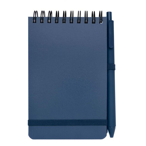 Thalaasa A6 hard cover ocean-bound notebook with ballpoint pen (black ink) - EgotierPro 107902
