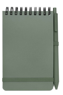 Thalaasa A6 hard cover ocean-bound notebook with ballpoint pen (black ink) - EgotierPro 107902