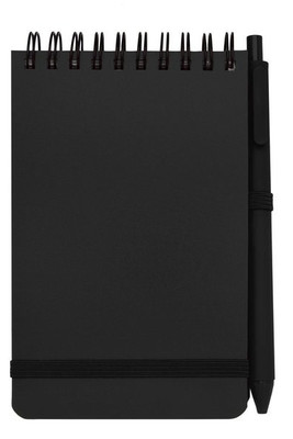 Thalaasa A6 hard cover ocean-bound notebook with ballpoint pen (black ink) - EgotierPro 107902