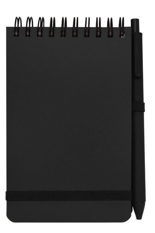 Thalaasa A6 hard cover ocean-bound notebook with ballpoint pen (black ink) - EgotierPro 107902