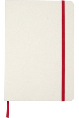 Bass A5 recycled hard cover notebook with lined pages - EgotierPro 107365