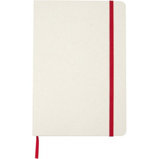 Bass A5 recycled hard cover notebook with lined pages - EgotierPro 107365
