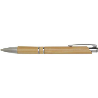 Wicker bamboo ballpoint pen (black ink) - EgotierPro 106253