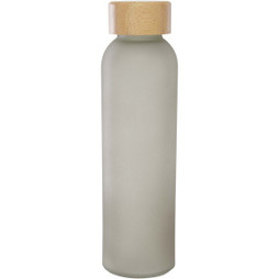 PF Concept 100830 - Lume 500 ml Flasche aus mattiertem Kalknatronglas mit Bambusdeckel  