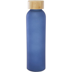 PF Concept 100830 - Bouteille en verre sodocalcique mat Lume de 500 ml avec couvercle en bambou  