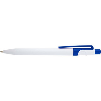 Unica recycled plastic ballpoint pen (blue ink) - EgotierPro 107965