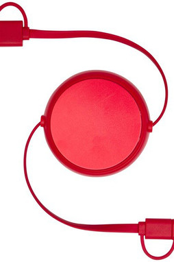 Alasia 5-i-1 100 cm udtrækkeligt datasynkroniseringskabel og 45 W hurtigopladningskabel i genbrugsplast og aluminium - EgotierPro 124420