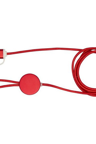 Alasia 5-in-1 recycled aluminium and plastic 150 cm data sync and 27W fast charge cable - EgotierPro 124425