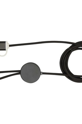 Alasia 5-i-1-kabel i återvunnen aluminium och plast 150 cm för datasynkronisering och 27 W snabbladdning - EgotierPro 124425