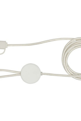 Citala 5-in-1 recycled plastic 150 cm data sync and 27W fast charge cable - EgotierPro 124428