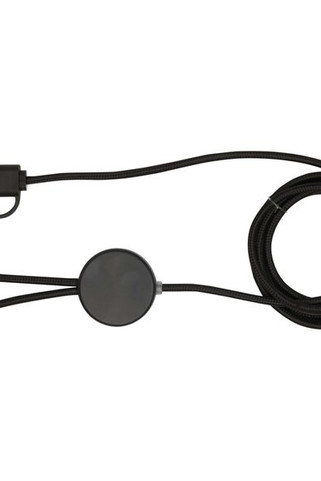 Citala 5-in-1 recycled plastic 150 cm data sync and 27W fast charge cable - EgotierPro 124428