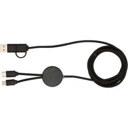 PF Concept 124428 - Citala 5-in-1 recycled plastic 150 cm data sync and 27W fast charge cable
