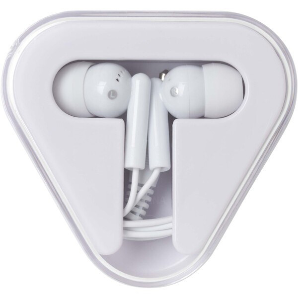 Rebel earbuds with recycled plastic storage box - EgotierPro 124439