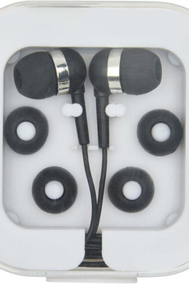 Baekdu kabelgebundenes Headset Typ-C mit Aufbewahrungsbox aus recyceltem Kunststoff - EgotierPro 124438