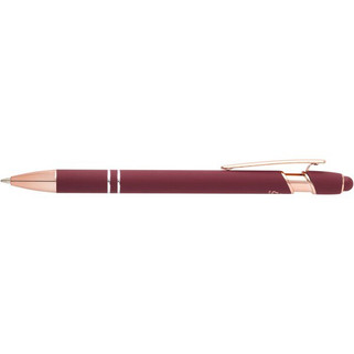 Stylo bille Nanna avec finition or rose (encre bleue) - EgotierPro 107974