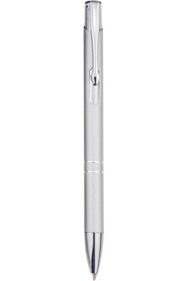 Moneta recycled aluminium ballpoint pen (blue ink) - EgotierPro 107984