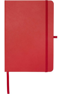 Teak A5 recycled hard cover notebook with lined pages - EgotierPro 106013