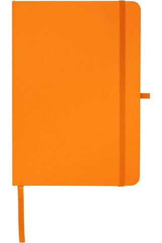 Teak A5 recycled hard cover notebook with lined pages - EgotierPro 106013