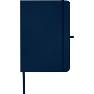 Teak A5 Hardcover Notizbuch, liniert, aus recyceltem Material - EgotierPro 106013