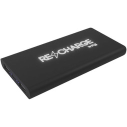 SCX.design 2PX060 - Banque dénergie sans fil en caoutchouc SCX.design P40 10.000 mAh lumineuse