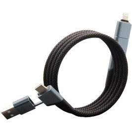 SCX.design 2PX169 - SCX.design C52 4 in 1 rPET magnetische ultrasnelle oplaadkabel van 100 W 