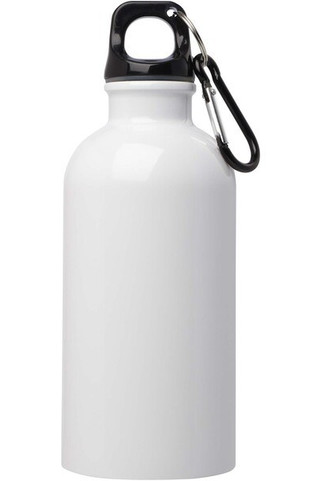 Oregon 400 ml RCS-zertifizierte, einwandige Trinkflasche aus Edelstahl mit Karabinerhaken - EgotierPro 100860