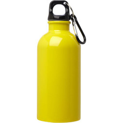 PF Concept 100860 - Oregon 400 ml RCS gecertificeerde enkelwandige roestvrijstalen waterfles met karabijnhaak