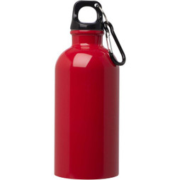 PF Concept 100860 - Borraccia da 400 ml in acciaio inossidabile certificato RCS a parete singola con moschettone Oregon