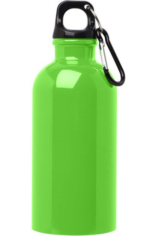 Oregon 400 ml RCS certified single wall stainless steel water bottle with carabiner - EgotierPro 100860
