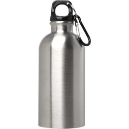 PF Concept 100860 - Oregon 400 ml RCS-zertifizierte, einwandige Trinkflasche aus Edelstahl mit Karabinerhaken