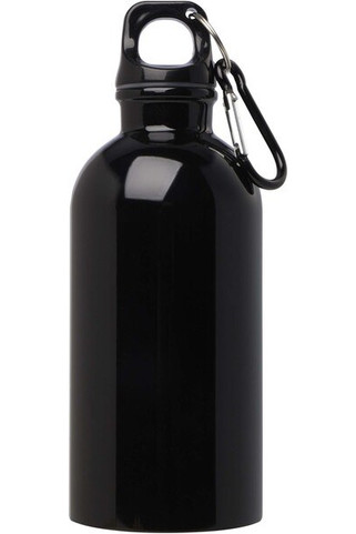 Oregon 400 ml RCS certified single wall stainless steel water bottle with carabiner - EgotierPro 100860
