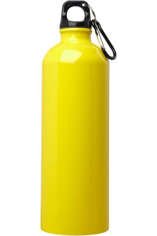 Bouteille deau Oregon de 750 ml simple paroi en acier recyclé certifié RCS avec mousqueton - EgotierPro 100861