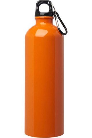 Oregon 750 ml RCS certified single wall stainless steel water bottle with carabiner - EgotierPro 100861