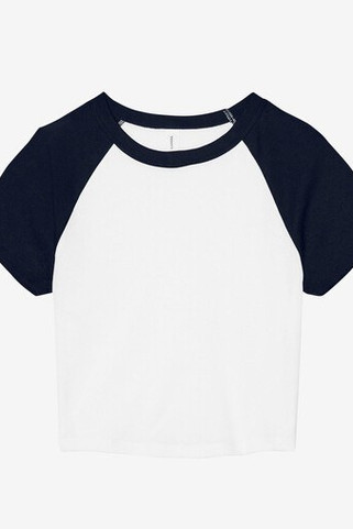 Bella+Canvas BE1201 - KVINNERS MICRO RIB RAGLAN BABY TEE
